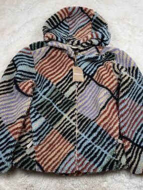 Patagonia NWT Women's Lunar Dusk Fleece Hoodie Zip Up Jacket Rainfall Quilt XS